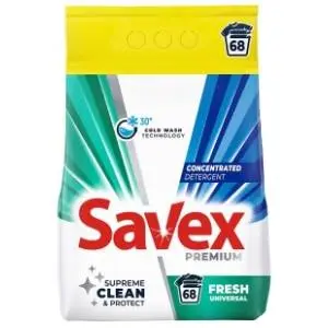 SAVEX Fresh premium deterdžent za veš 68 pranja (5,5kg) slide slika