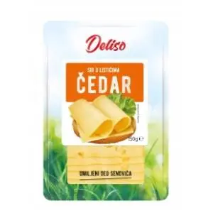 Sir DELISO chedar listići 150g slide slika
