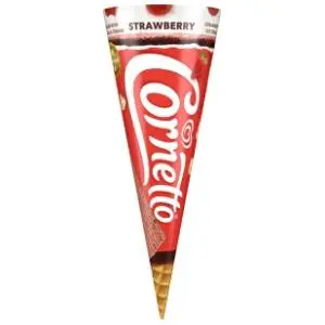 Sladoled CORNETTO strawberry 125ml slide slika