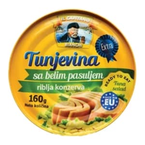 Tunjevina IL CAPITANO sa belim pasuljem 160g slide slika