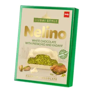 Bela čokolada NELINO Dubai 62g slide slika