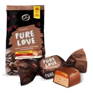 Bombone KONTI Pure love nugat čokolada 500g slide slika
