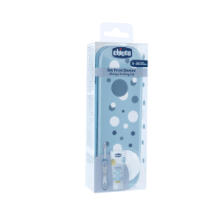 CHICCO set za pranje zuba 6m+ plavi slide slika