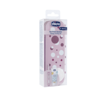 CHICCO set za pranje zuba 6m+ roze slide slika