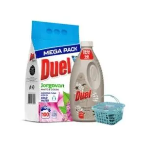 DUEL Jorgovan 9kg + Like a diamond omekšivač + kutija štipaljki slide slika