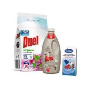 DUEL Jorgovan deterdžent + Like a diamond omekšivač + mrežica slide slika