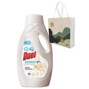 DUEL Sensitive tečni deterdžent 19 pranja (855ml) + ceger slide slika