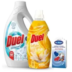 DUEL Universal 2,45l + Soft lotus omekšivač 1,6l + mrežica slide slika