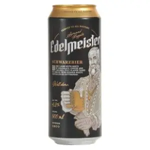 EDELMEISTER Schwarzbier crno limenka 0,5l slide slika