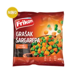 FRIKOM grašak šargarepa 400g slide slika