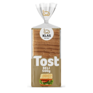 KLAS beli tost hleb 500g slide slika