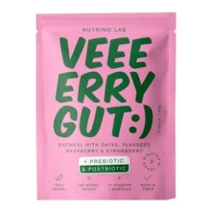 NUTRINO Lab ovsena kaša Verry gut malina jagoda 60g slide slika