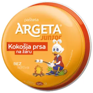 Pašteta ARGETA junior kokošija prsa na žaru 45g slide slika