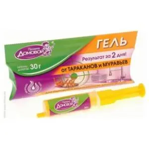 PROŠKA DOMOVOI gel za bubašvabe i mrave u špricu 30g slide slika