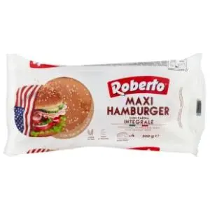 ROBERTO Hamburger maxi integralne zemičke 300g slide slika