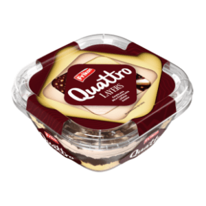 Sladoled QUATTRO Layers rocky road 800ml slide slika