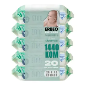 Vlažne maramice ERBEO sensitive 20x72kom slide slika