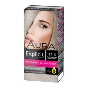 AURA Explicit farba za kosu 11.8 platinasto srebrna slide slika