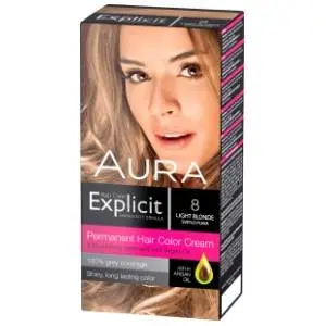 AURA Explicit farba za kosu 8 svetloplava slide slika