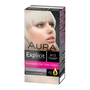 AURA Explicit farba za kosu 913 ultra svetlo bež slide slika
