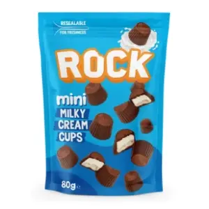 Biskvit ROCK Cups mini milky 80g slide slika