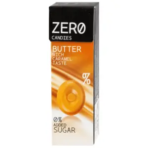 Bombone ZERO CANDIES buter 0% šećera 32g slide slika