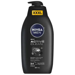 Gel za tuširanje NIVEA Active clean 887ml slide slika