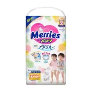 MERRIES gaćice za odvikavanje XL 44kom slide slika
