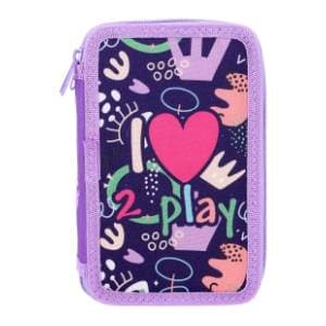 Pernica MOJA KNJŽARA Heart puna ljubičasta slide slika