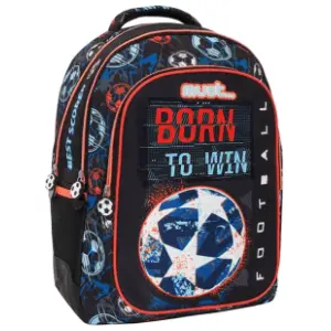 Ranac za školu MOJA KNJIŽARA Must born to win slide slika