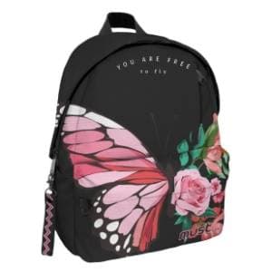 Ranac za školu MOJA KNJIŽARA Must butterfly slide slika