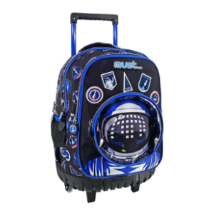 Ranac za školu MOJA KNJIŽARA Must astronaut trolley slide slika
