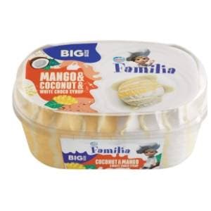 Sladoled FAMILIA mango & coconut 900ml slide slika