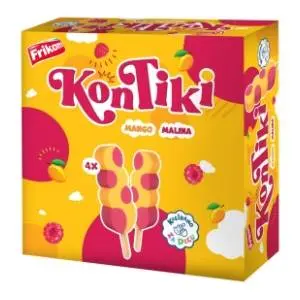 Sladoled FRIKOM Kontiki mango malina multipack 4x75ml slide slika