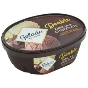 Sladoled GELADO Double vanila čokolada 1000ml slide slika
