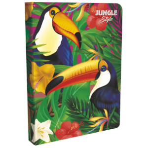 Sveska A5 dikto OPTIMUM Jungle style 96listova 1kom slide slika
