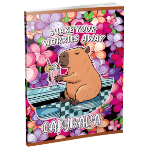 Sveska A5 karo OPTIMUM Capybara 52lista 1kom slide slika
