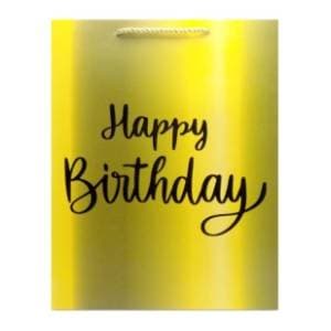 Ukrasna kesa L OPTIMUM Happy birthday 1kom slide slika
