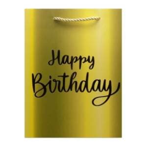 Ukrasna kesa M OPTIMUM Happy birthday 1kom slide slika