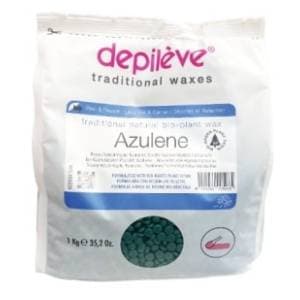 DEPILEVE Bio azulene topli vosak za depilaciju u perlama 1kg slide slika