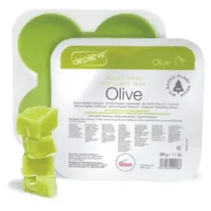 DEPILEVE Bio oliva topli vosak za depilaciju 8x125g slide slika