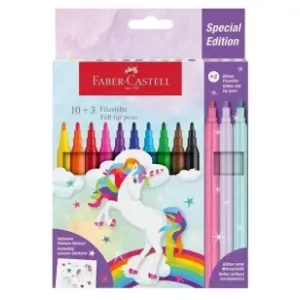 Flomasteri FABER CASTELL unicorn 10+3kom slide slika