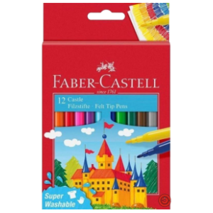 Flomasteri FABER CASTELL zamak 12kom slide slika