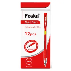 Gel olovka FOSKA crvena 1kom slide slika