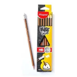 Grafitna olovka sa gumicom MAPED black peps 1kom slide slika