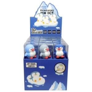 Gumica YALONG penguins on ice 3D 1kom slide slika