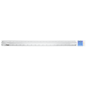 Lenjir metalni OPTIMUM Memoris 50cm slide slika