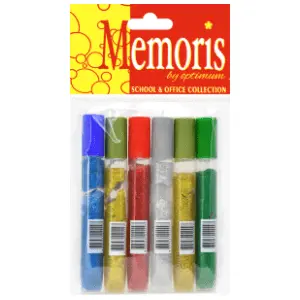 Lepak OPTIMUM Memoris sa šljokicama mix 6kom slide slika