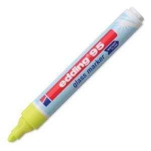Marker EDDING za staklenu tablu E-95 1.5-3mm žuti 1kom slide slika