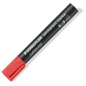 Marker STAEDTLER lumo kosi crveni 1kom slide slika
